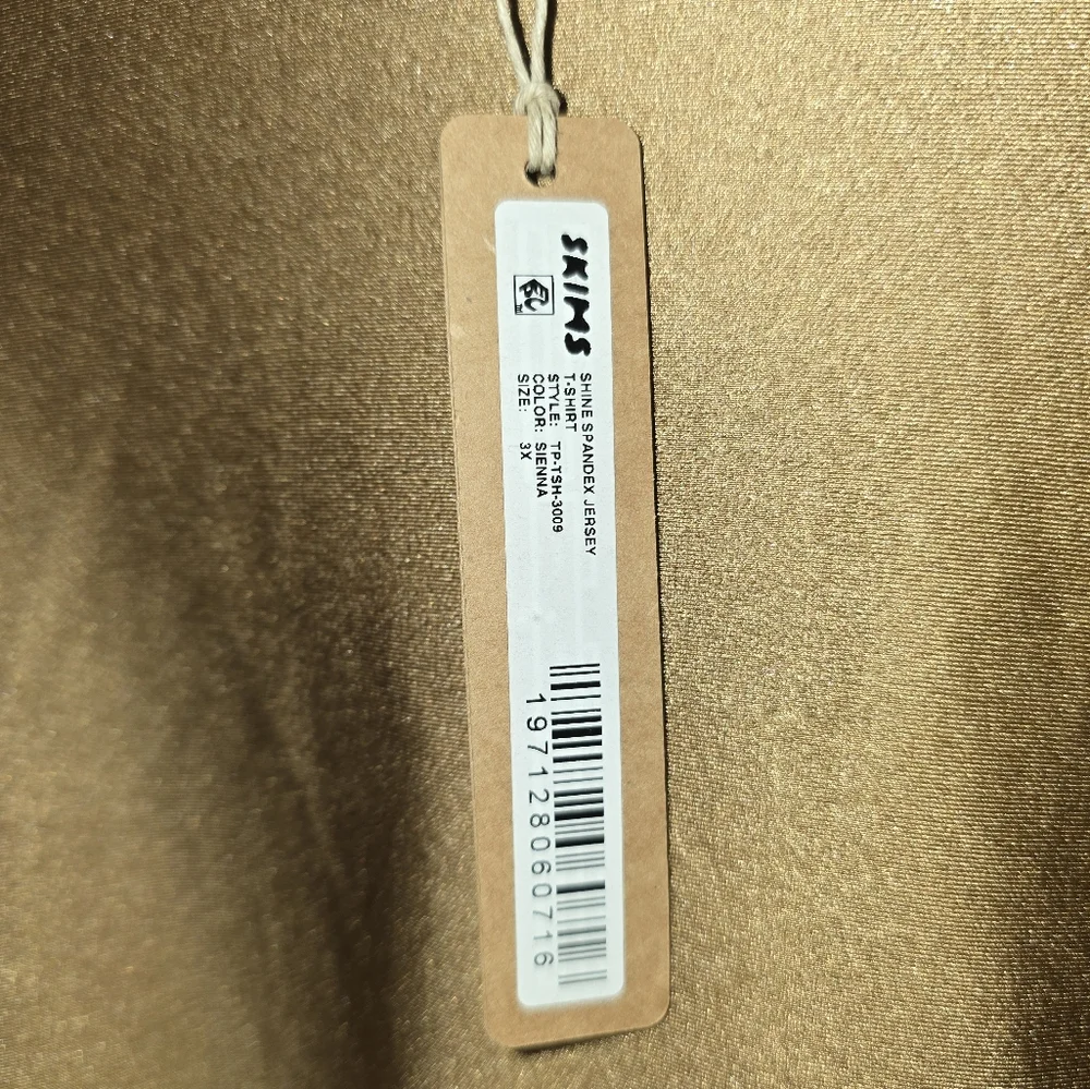 NWT Skims Shine Jersey T-Shirt Size 3x - Picture 5 of 5